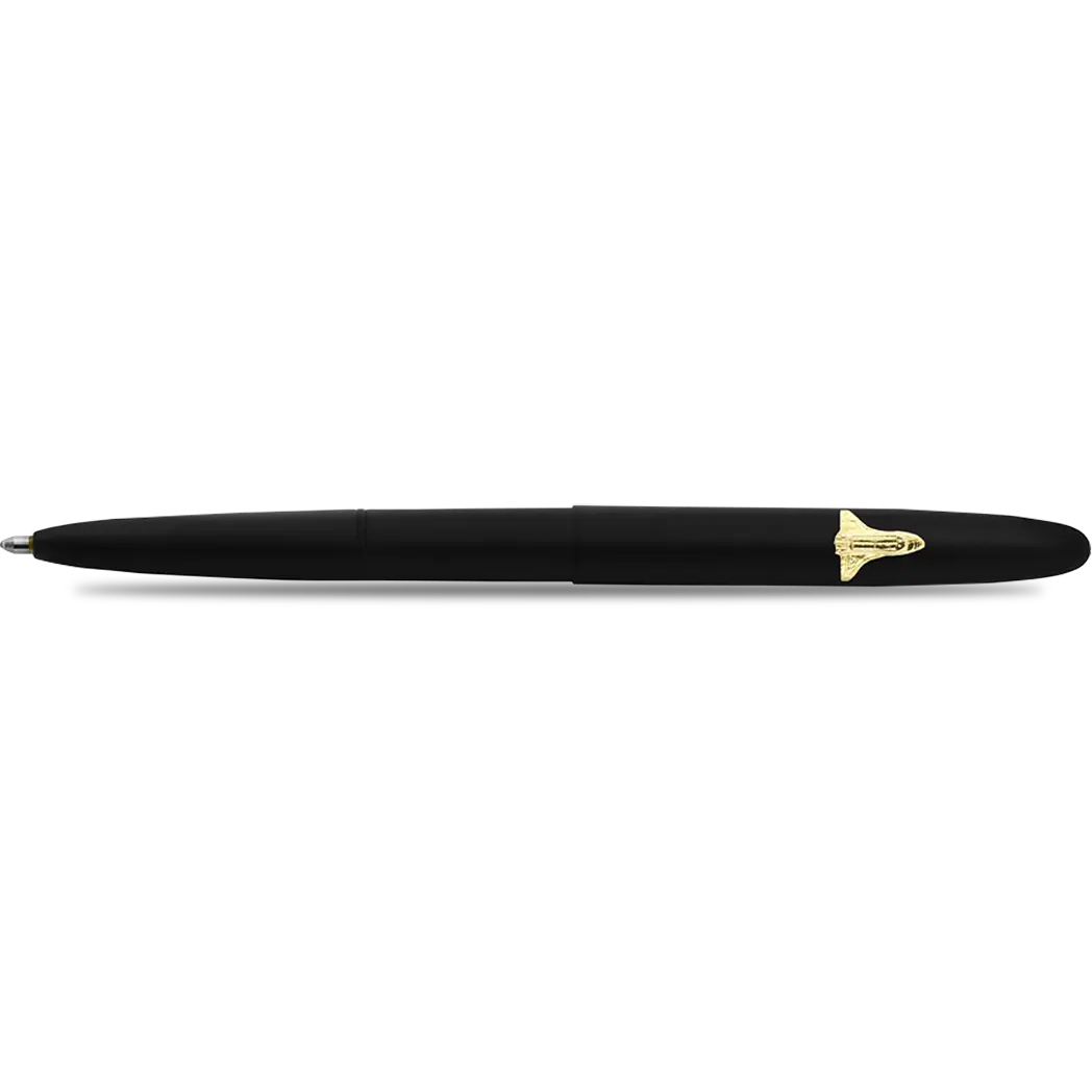 Fisher Space Pen Matte Black Bullet w/Space Shuttle Ballpoint Pen-Pen Boutique Ltd