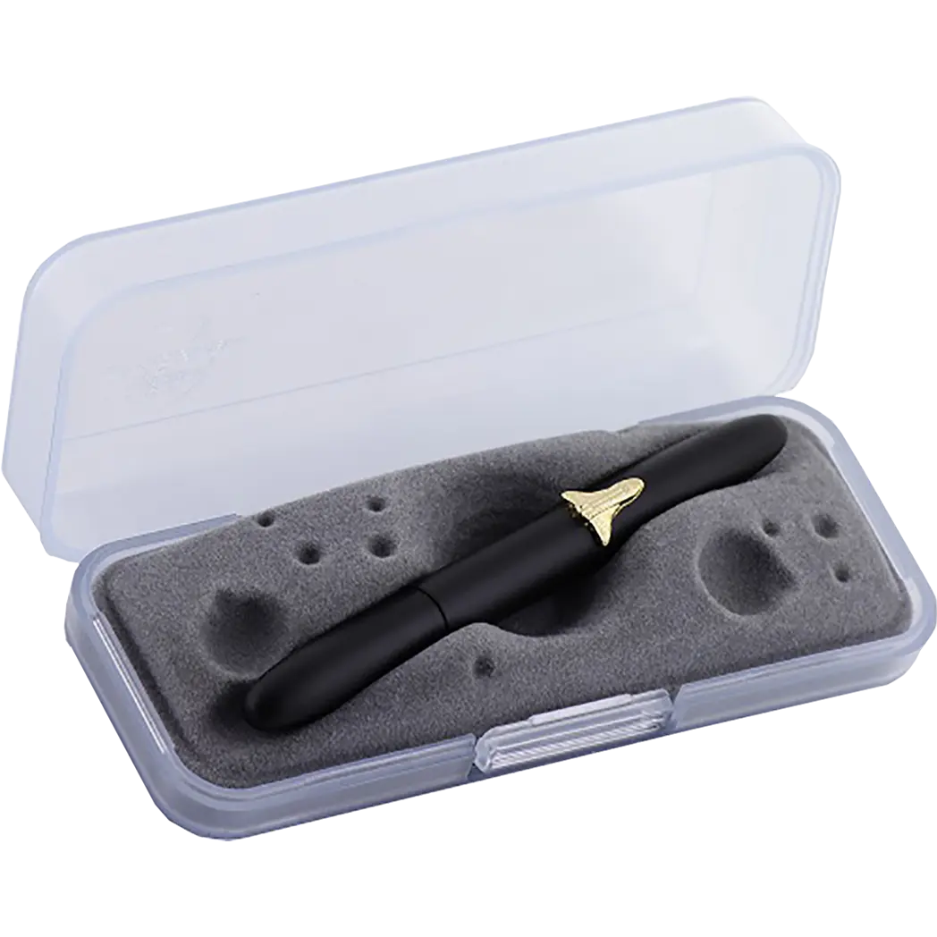 Fisher Space Pen Matte Black Bullet w/Space Shuttle Ballpoint Pen-Pen Boutique Ltd