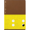 Stalogy 365 Days Notebook - Grid- A5 - Cacao Brown-Pen Boutique Ltd