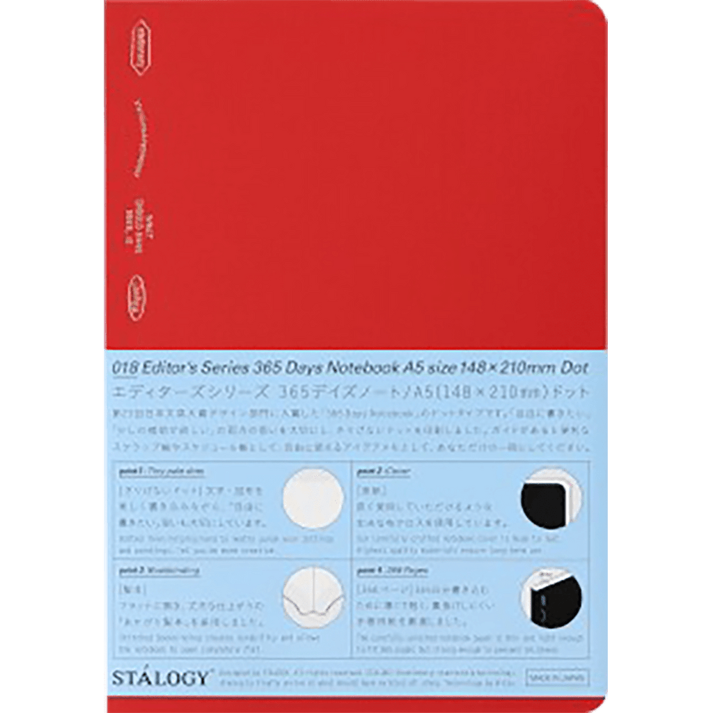 Stalogy Editors Choice Series Notebook - A5 - Dotted - Pen Boutique Ltd