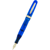 Stipula Etruria Rainbow Fountain Pen - Clear Blue - Stainless Steel (Limited Edition)-Pen Boutique Ltd