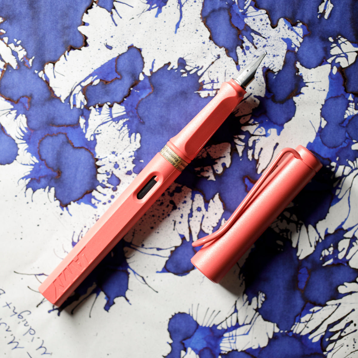 Lamy Safari Fountain Pen - Sunset Coral (Special Edition) + FREE Matching Pen Pouch-Pen Boutique Ltd