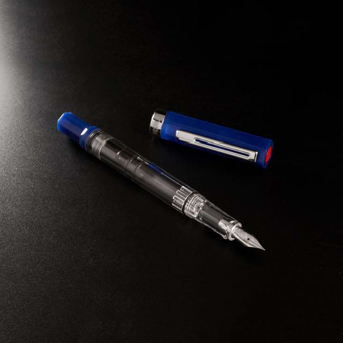 TWSBI Eco Fountain Pen - Dark Sapphire - Chrome Trim-Pen Boutique Ltd