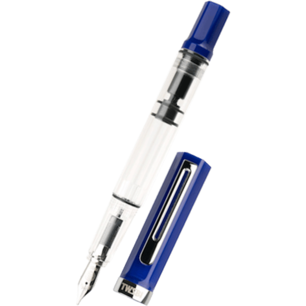 TWSBI Eco Fountain Pen - Dark Sapphire - Chrome Trim
