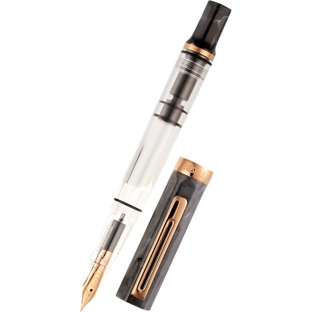TWSBI Eco Fountain Pen - ECO Black Marble with Bronze-Pen Boutique Ltd