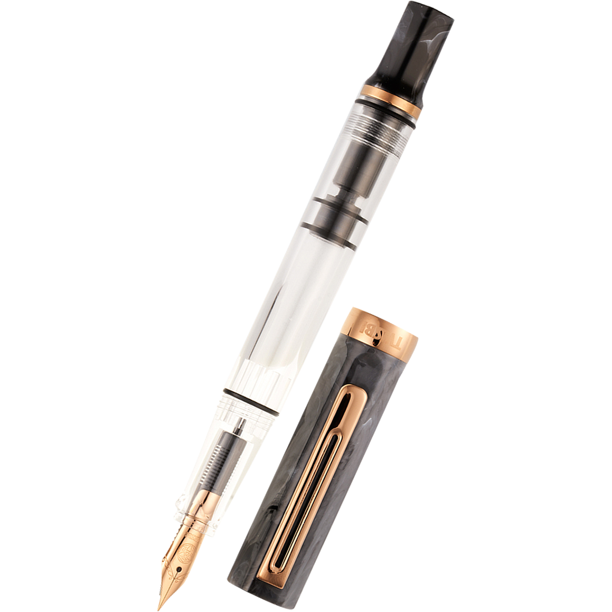 TWSBI Eco Fountain Pen - ECO Black Marble with Bronze-Pen Boutique Ltd