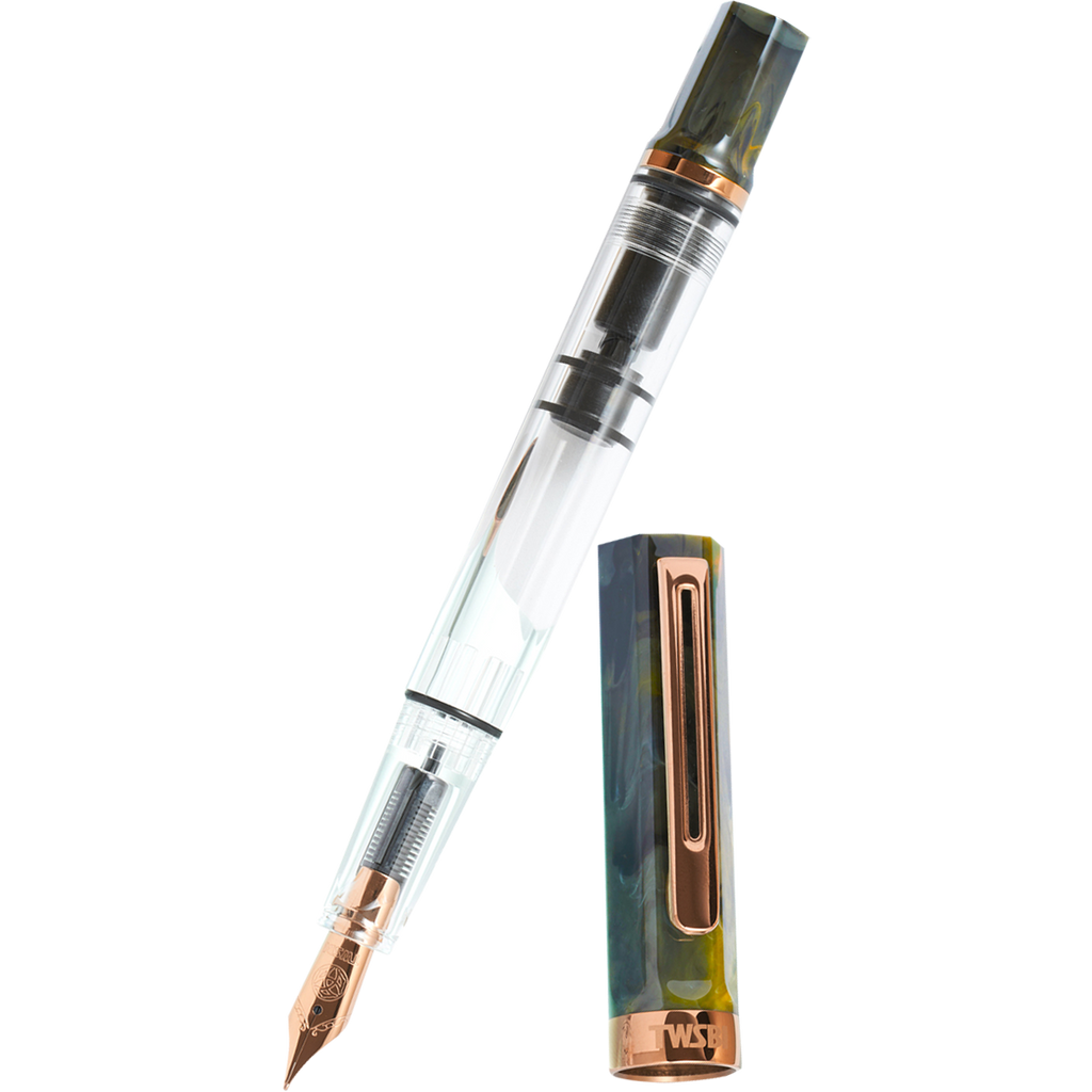 TWSBI Eco Fountain Pen - Serpentine & Bronze Trim-Pen Boutique Ltd