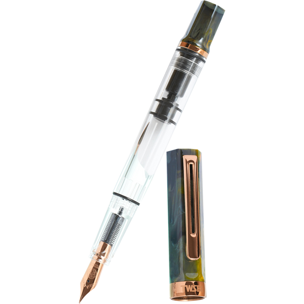 TWSBI Eco Fountain Pen - Serpentine & Bronze Trim-Pen Boutique Ltd
