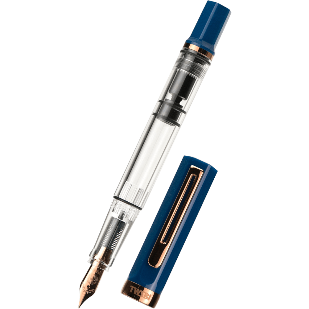 TWSBI Eco Fountain Pen - Indigo Blue - Bronze Trim-Pen Boutique Ltd