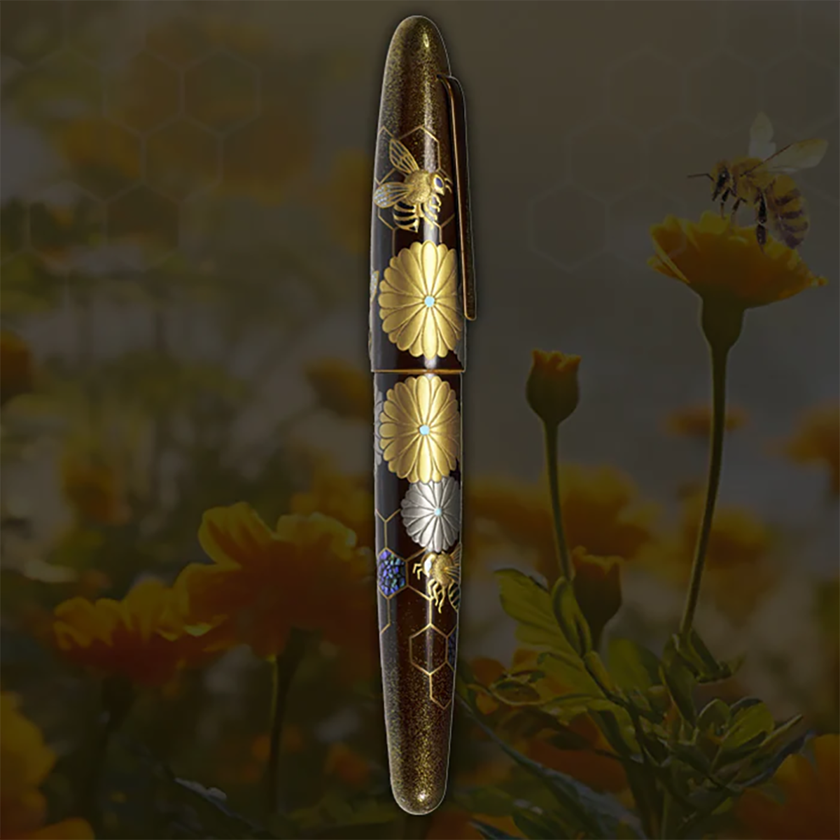 Taccia Empress Fountain Pen - Imperial Honeybee (Limited Edition)-Pen Boutique Ltd