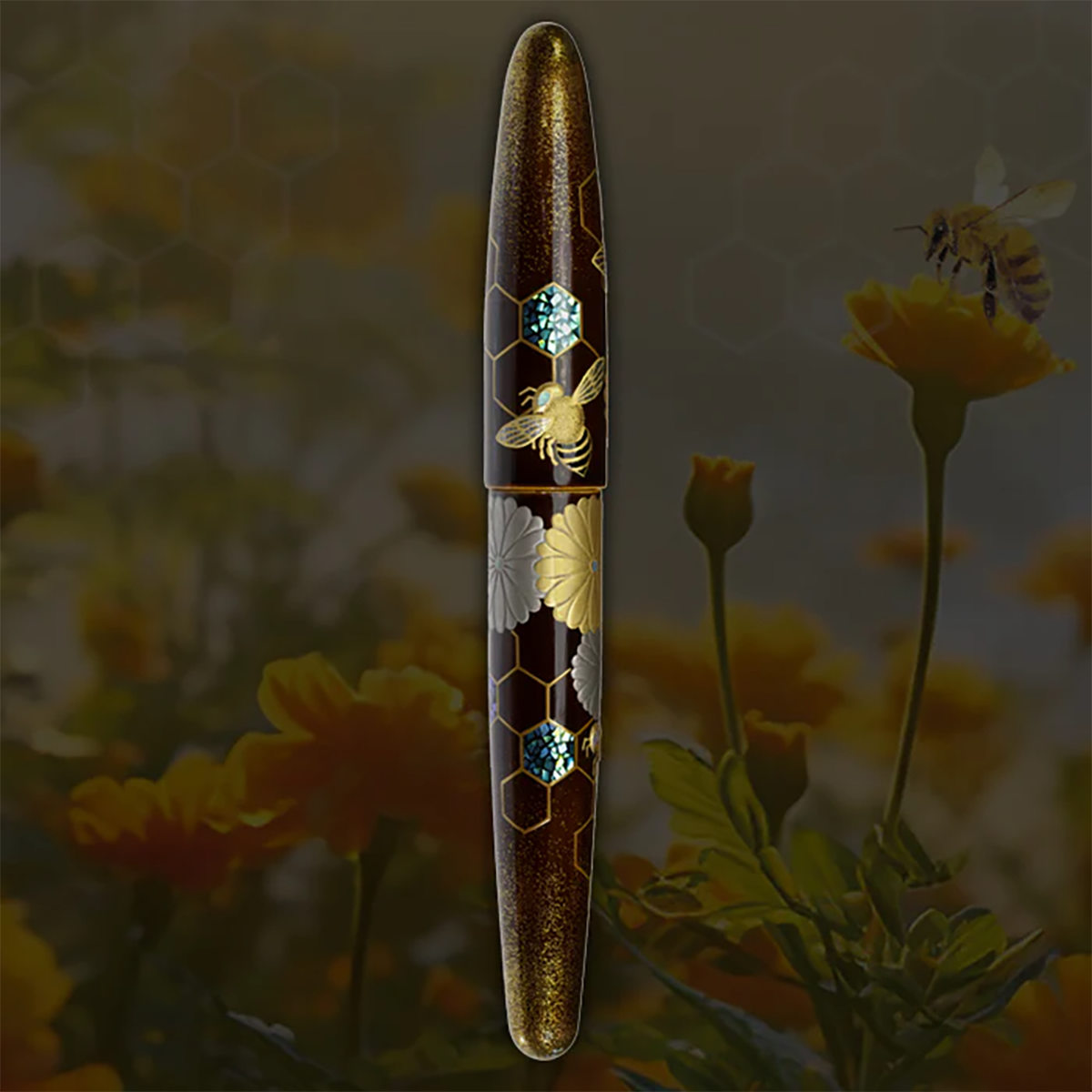 Taccia Empress Fountain Pen - Imperial Honeybee (Limited Edition)-Pen Boutique Ltd