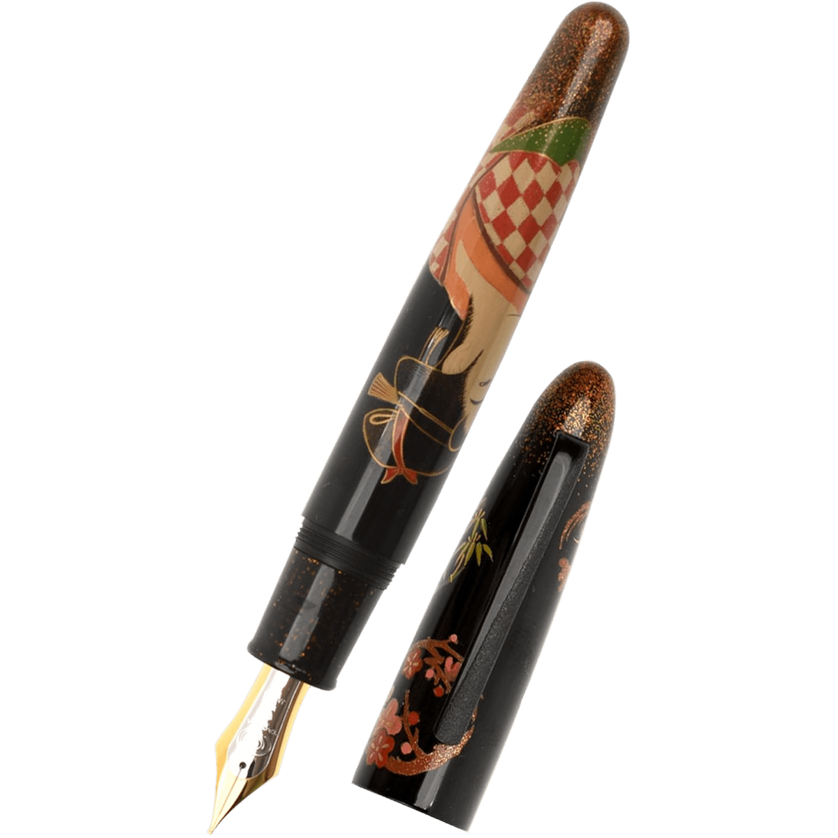 Taccia Empress Fountain Pen - Ukiyo-e Utamaro "Poppin" (Limited Edition) - Pen Boutique Ltd