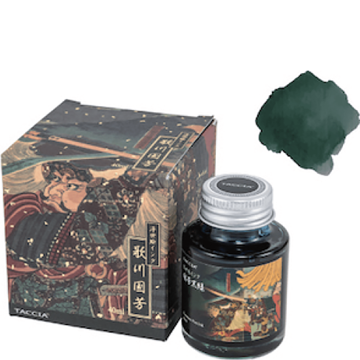 Taccia Ukiyo-e Kuniyoshi-Kuromidori Ink | 40ml Black-Green