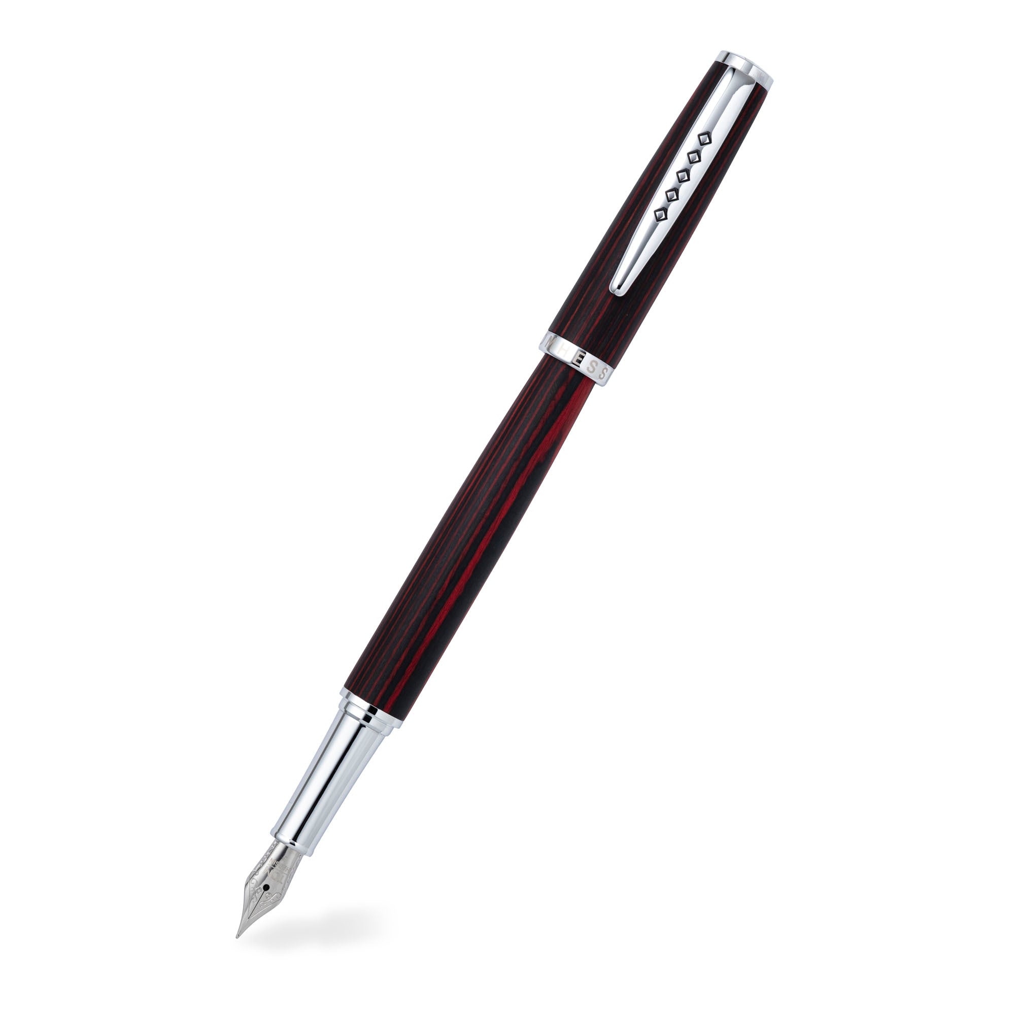 Tom Hessin Edinburgh Forth Bridge Red Fountain Pen - Pen Boutique Ltd