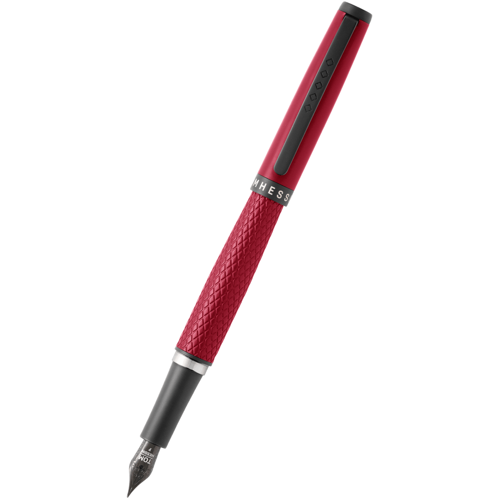 Tom Hessin Magnetic Gift Set - Poppy Red - Pen Boutique Ltd