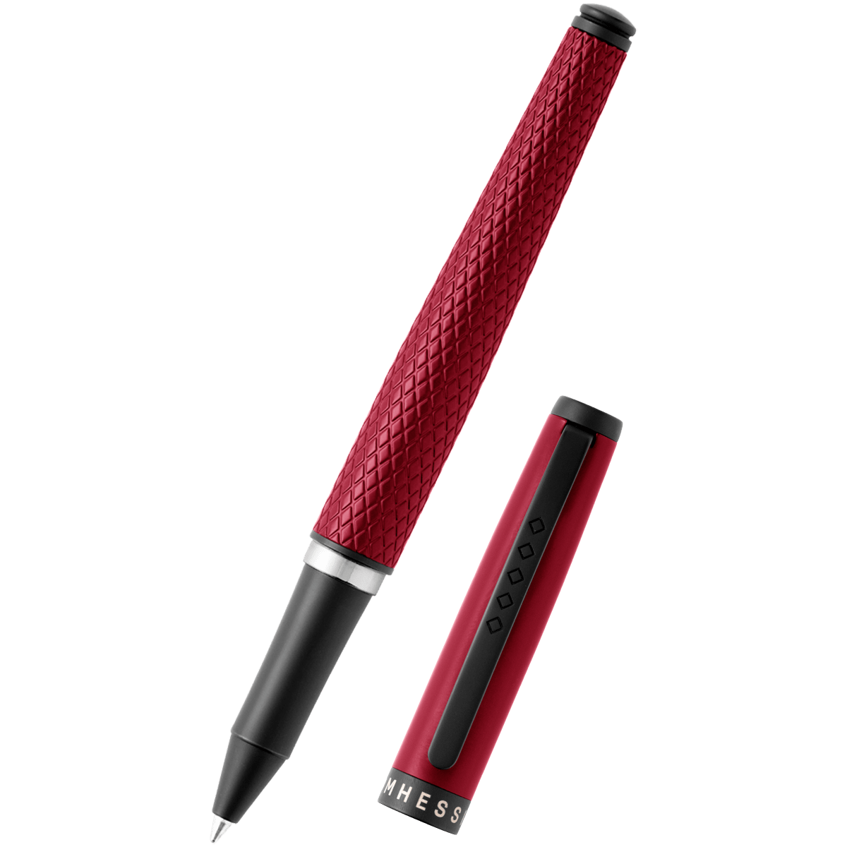 Tom Hessin Magnetic Rollerball Pen - Poppy Red - Pen Boutique Ltd