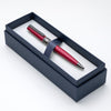 Tom Hessin Rebel "Jewellers Rouge" Ballpoint Pen – Gunmetal Trim - Pen Boutique Ltd