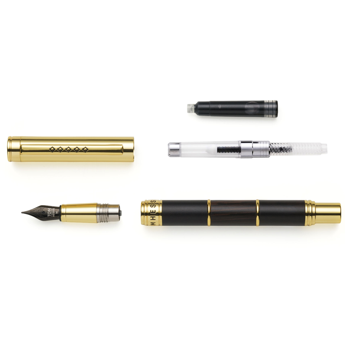Tom Hessin Revolution Fountain Pen - Palace Gates Collection-Pen Boutique Ltd