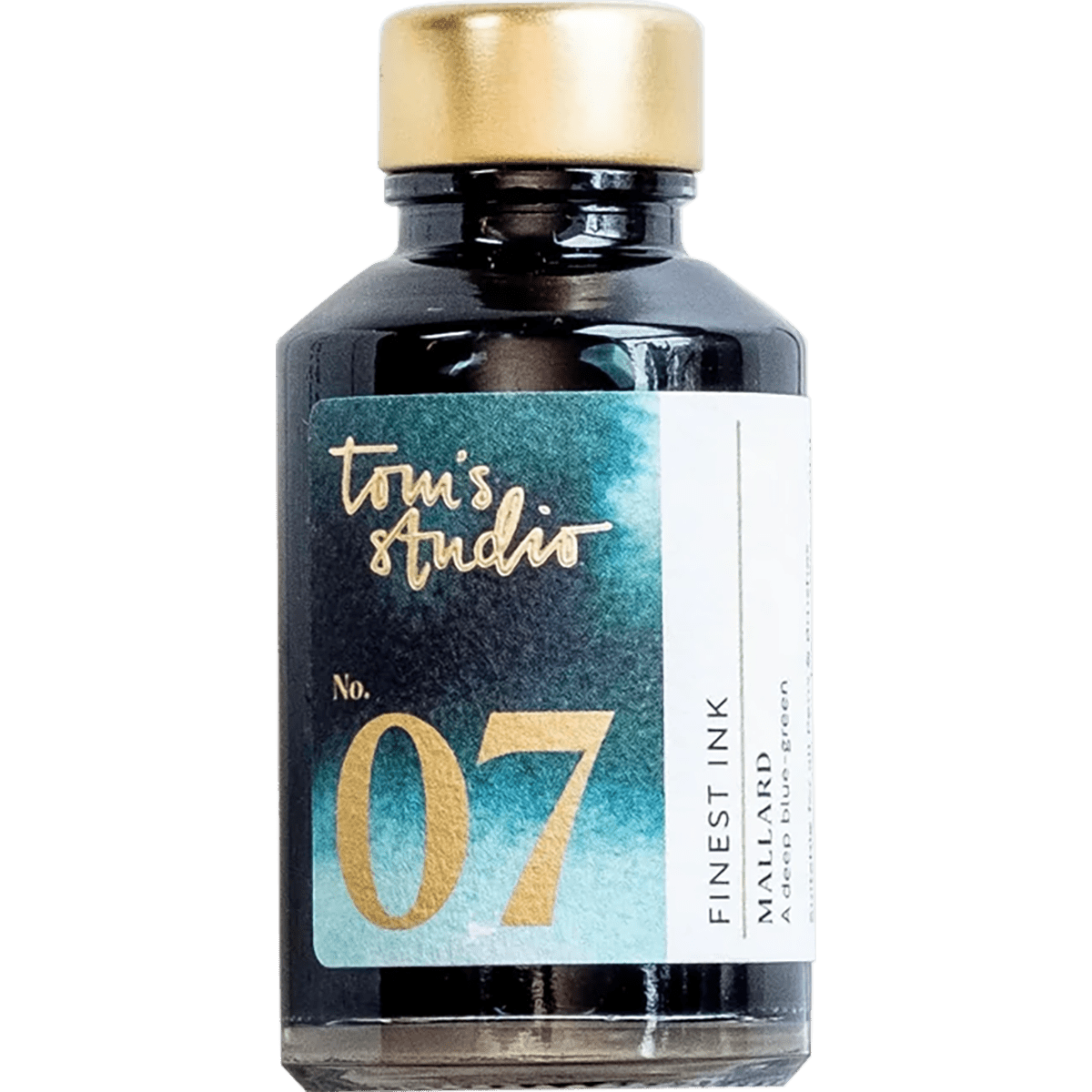 Tom's Studio Ink Bottles - 07 Mallard - 50ml - Pen Boutique Ltd