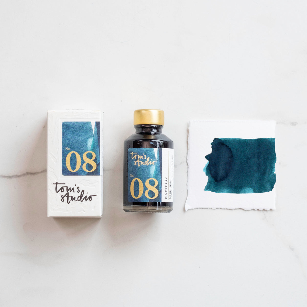Tom's Studio Ink Bottles - 08 Loch Ness - 50ml-Pen Boutique Ltd