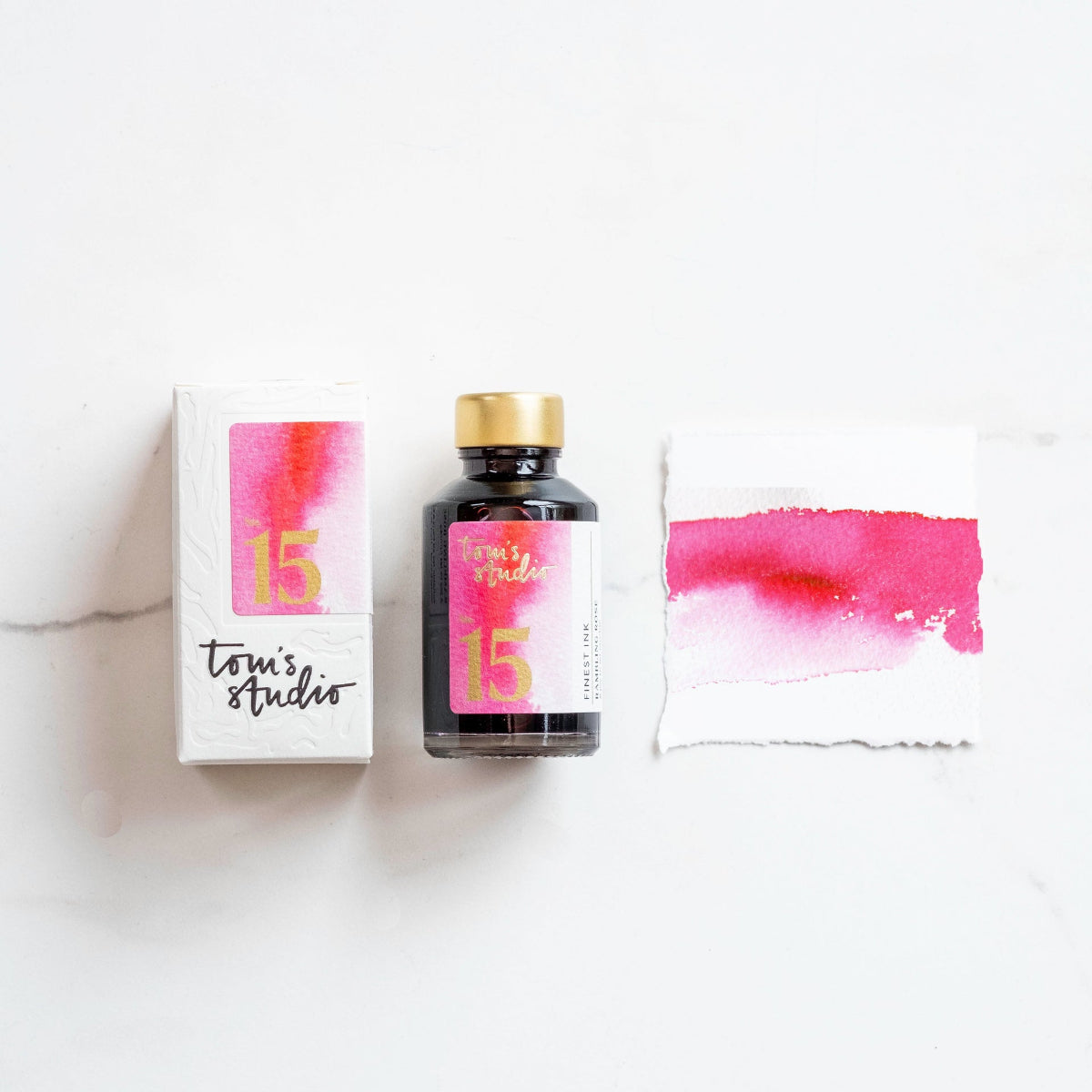 Tom's Studio Ink Bottles - 15 Rambling Rose - 50ml-Pen Boutique Ltd