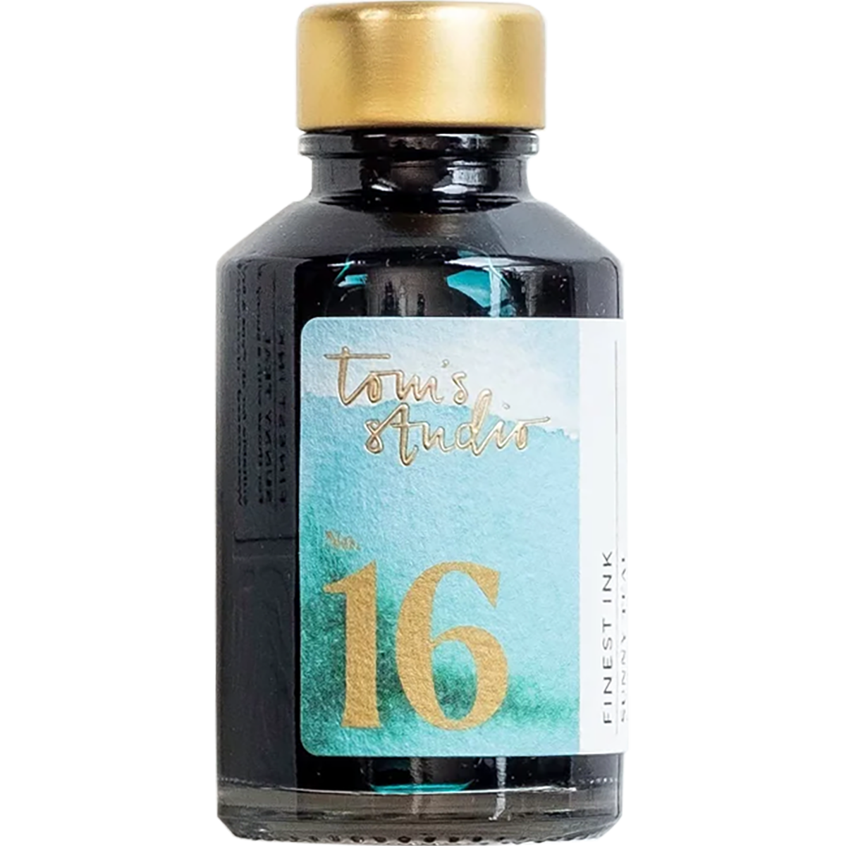 Tom's Studio Ink Bottles - 16 Sunny Teal - 50ml-Pen Boutique Ltd