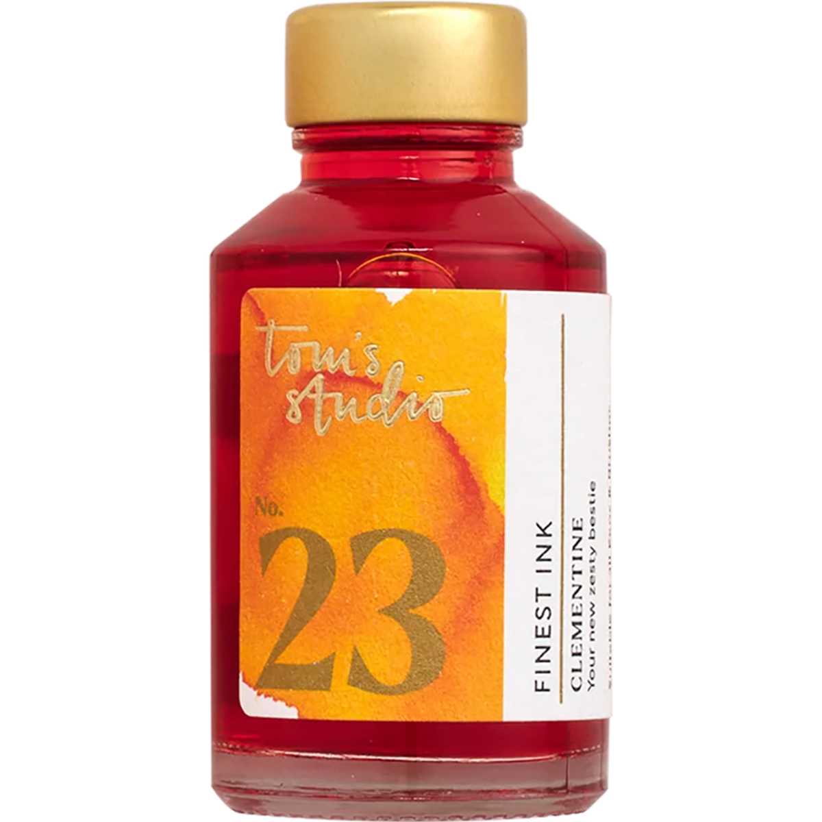 Tom's Studio Ink Bottles - 23 Clementine - 50ml-Pen Boutique Ltd