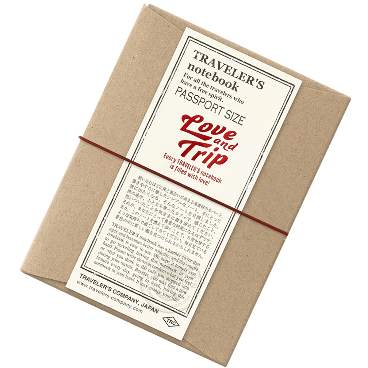 travelers note LOVE AND TRIP パスポートサイズ Passport Size Refill LOVE AND TRIP / パスポートサイズ リフィル