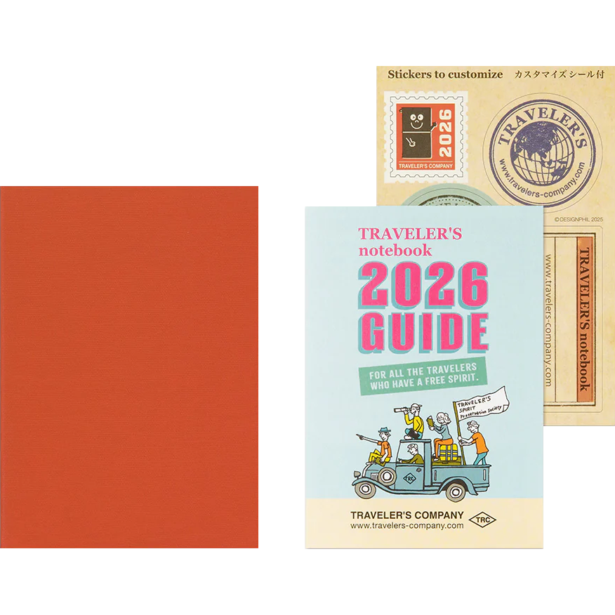 Traveler's Notebook - 2026 Monthly (Passport Size)-Pen Boutique Ltd