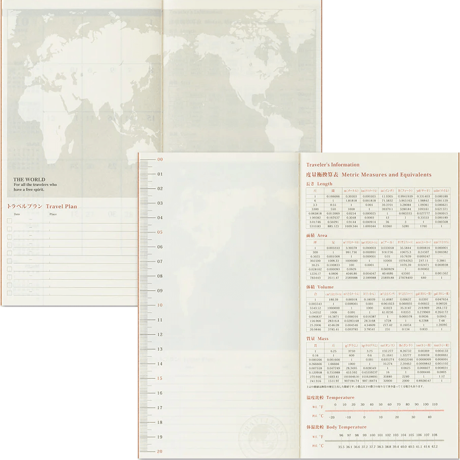Traveler's Notebook - 2026 Monthly (Regular Size) - Pen Boutique Ltd