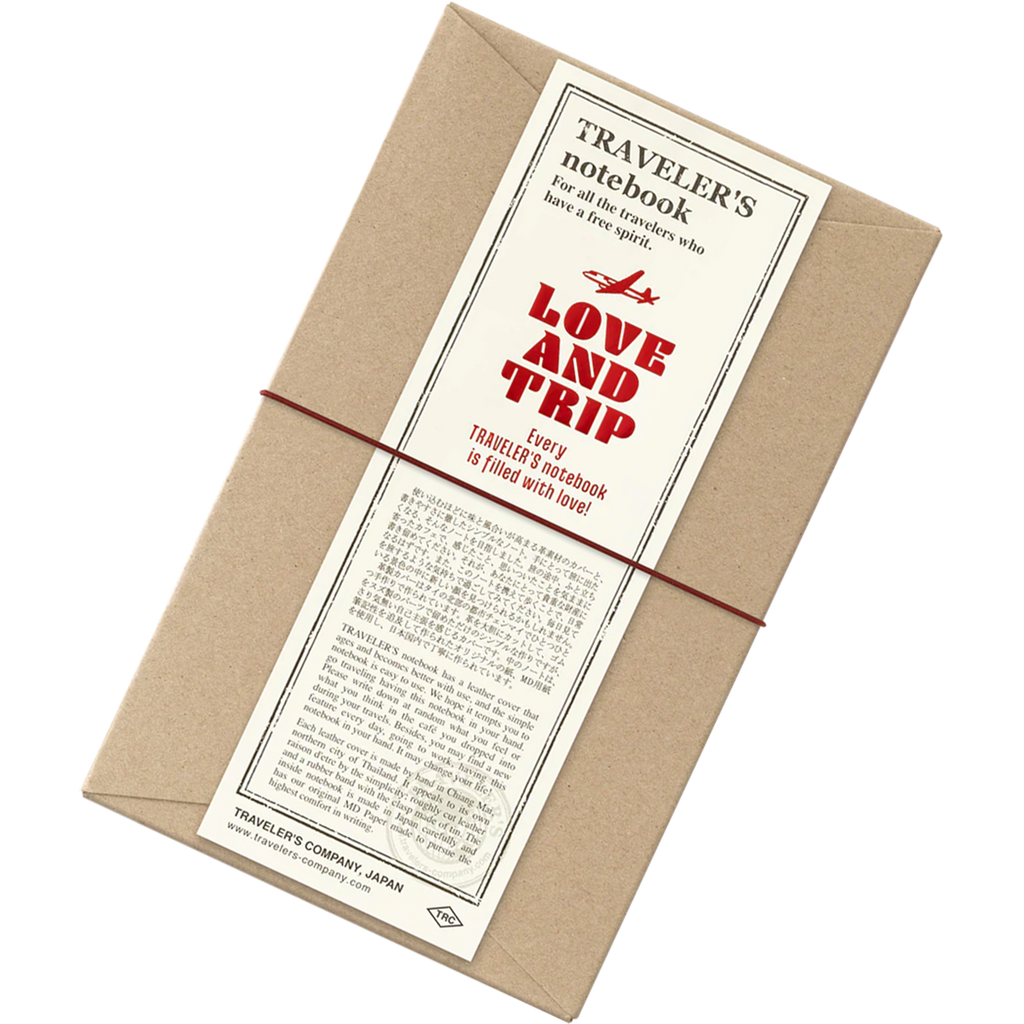 Traveler's Notebook - Love and Trip (Regular Size)-Pen Boutique Ltd