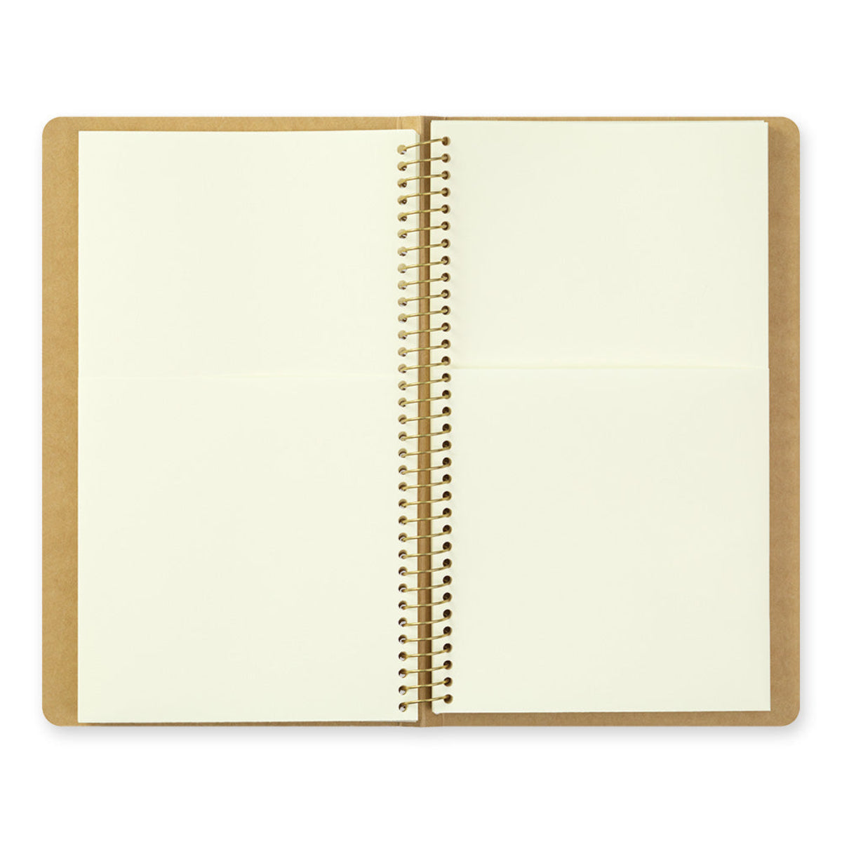 Traveler's Spiral Ring Notebook - A5 Paper Pocket - Slim