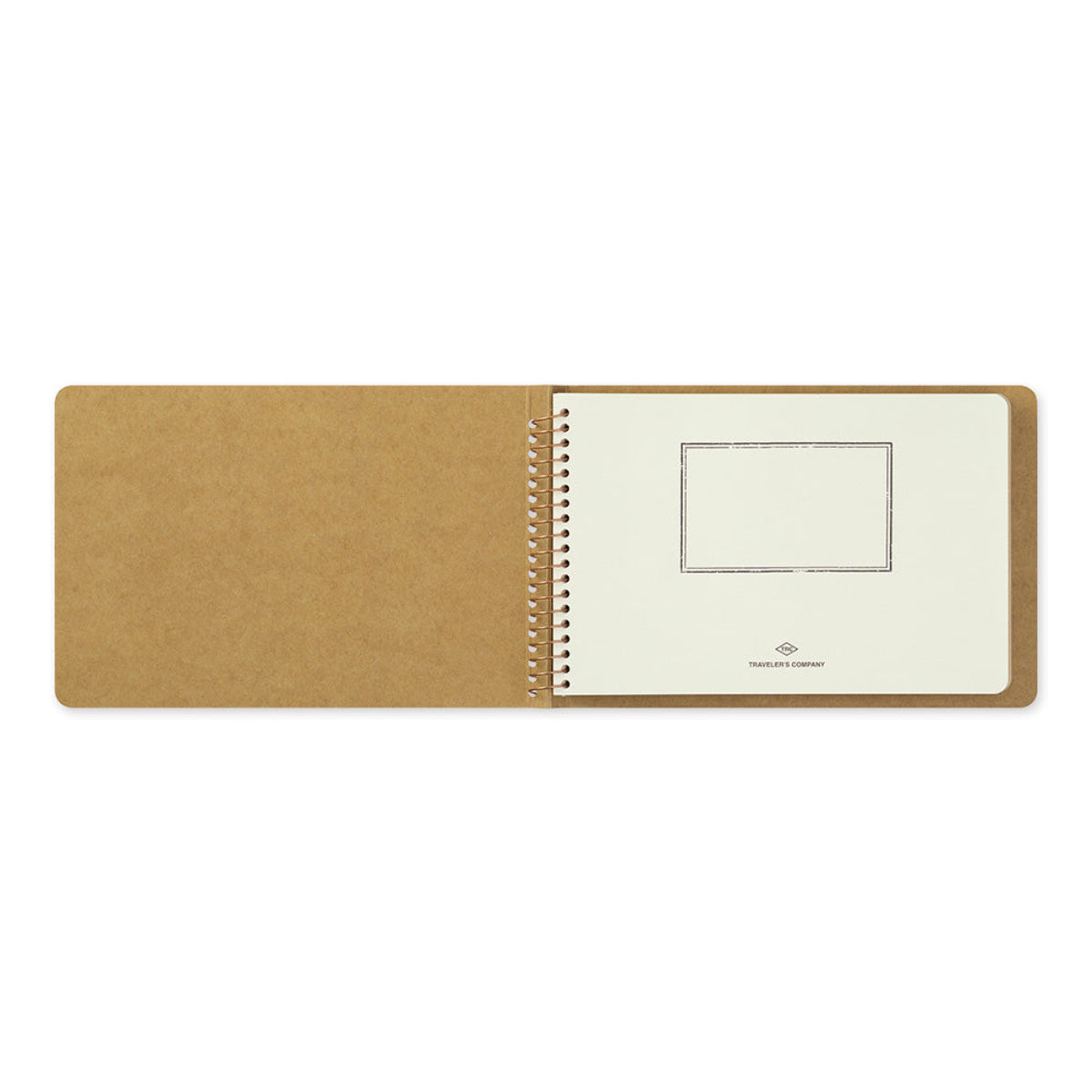 Traveler's Spiral Ring Notebook - B6 - Blank DW Kraft Paper