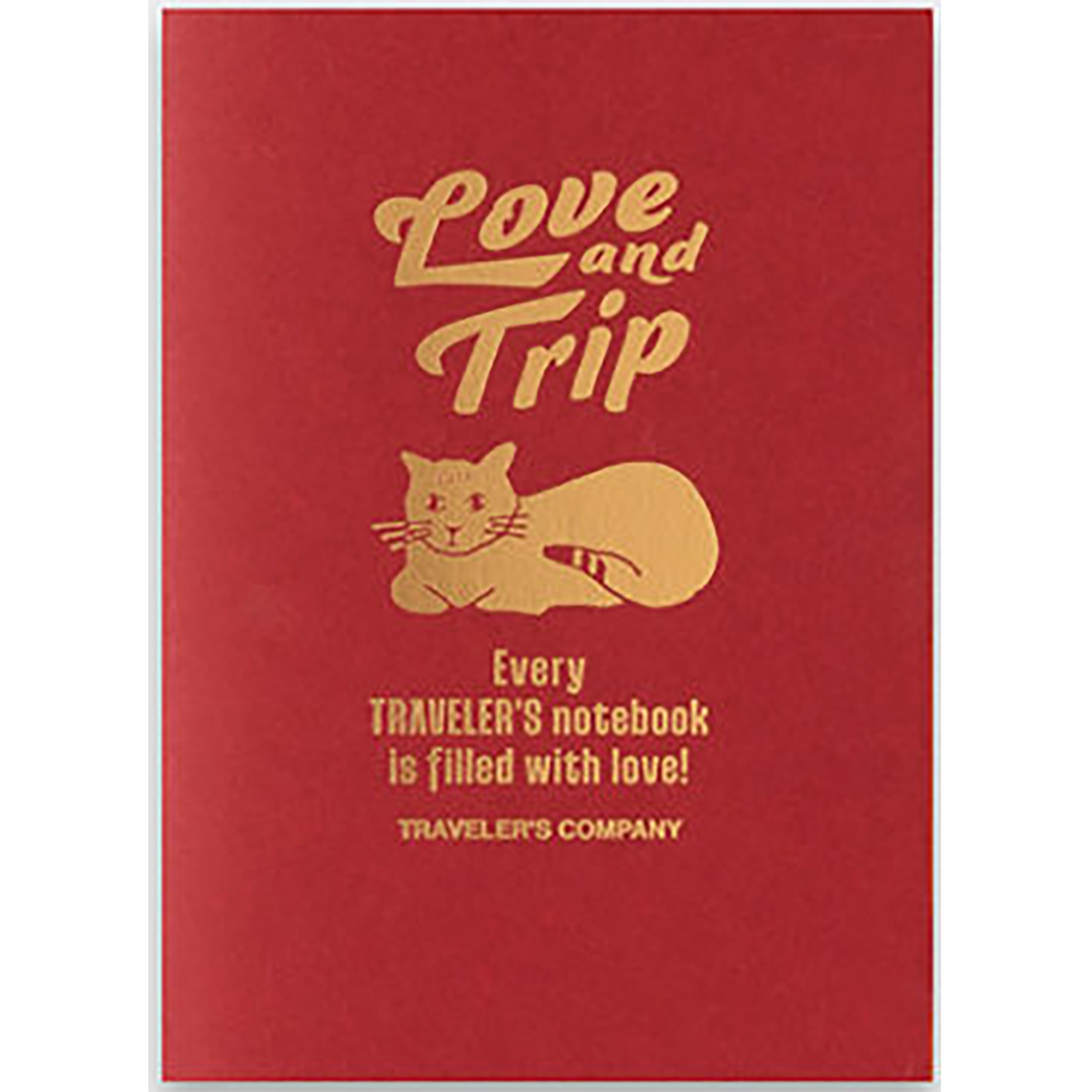 Traveler's Notebook Refill - Love and Trip (Passport Size)-Pen Boutique Ltd