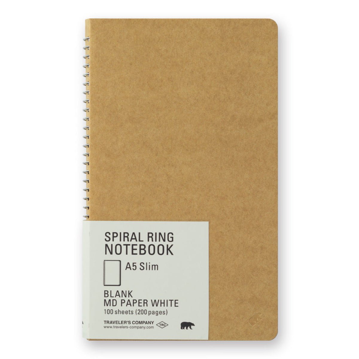 Traveler's Spiral Ring Notebook - A5 MD Paper - Slim - Pen Boutique Ltd