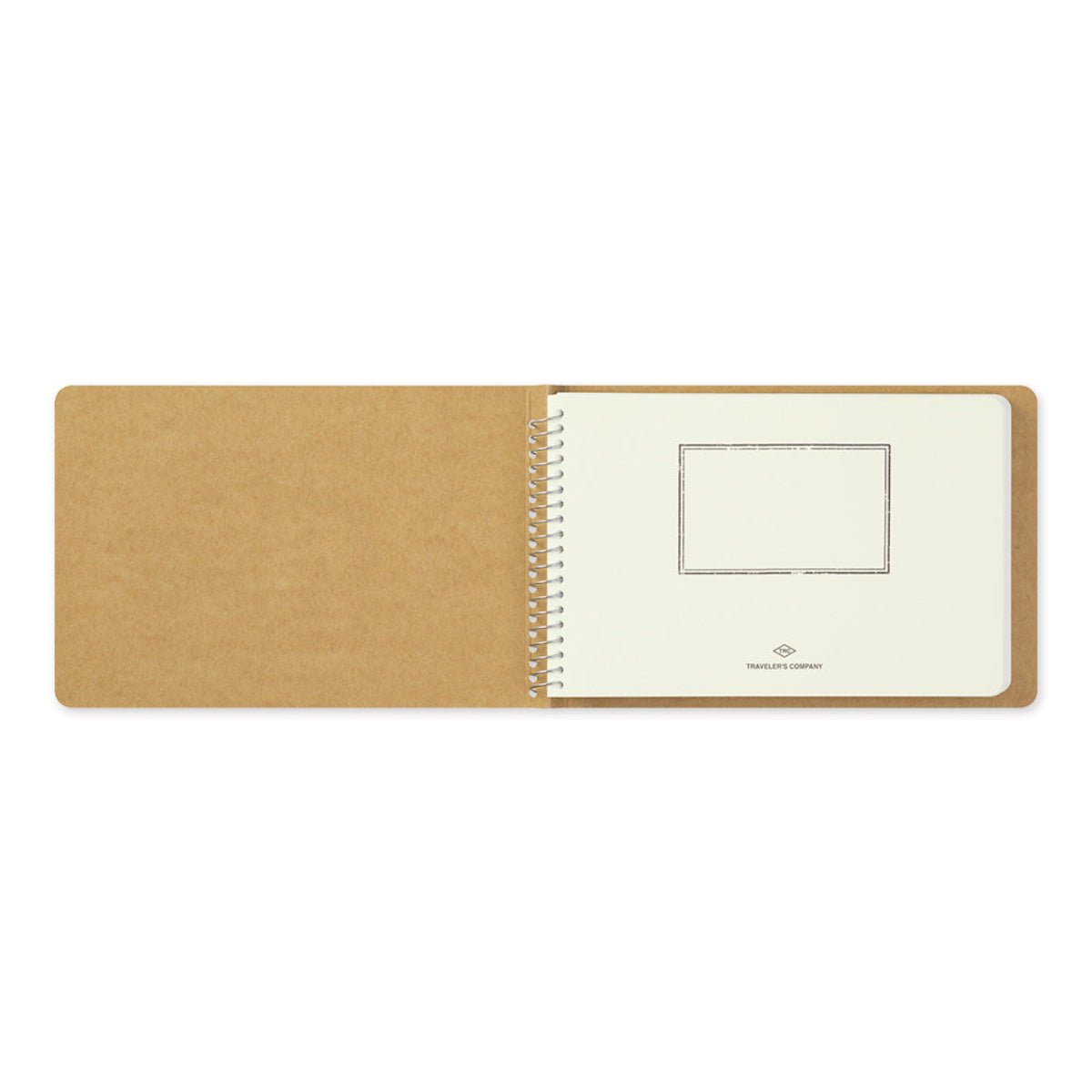 Traveler's Spiral Ring Notebook - B6 - Blank MD Paper White - Pen Boutique Ltd