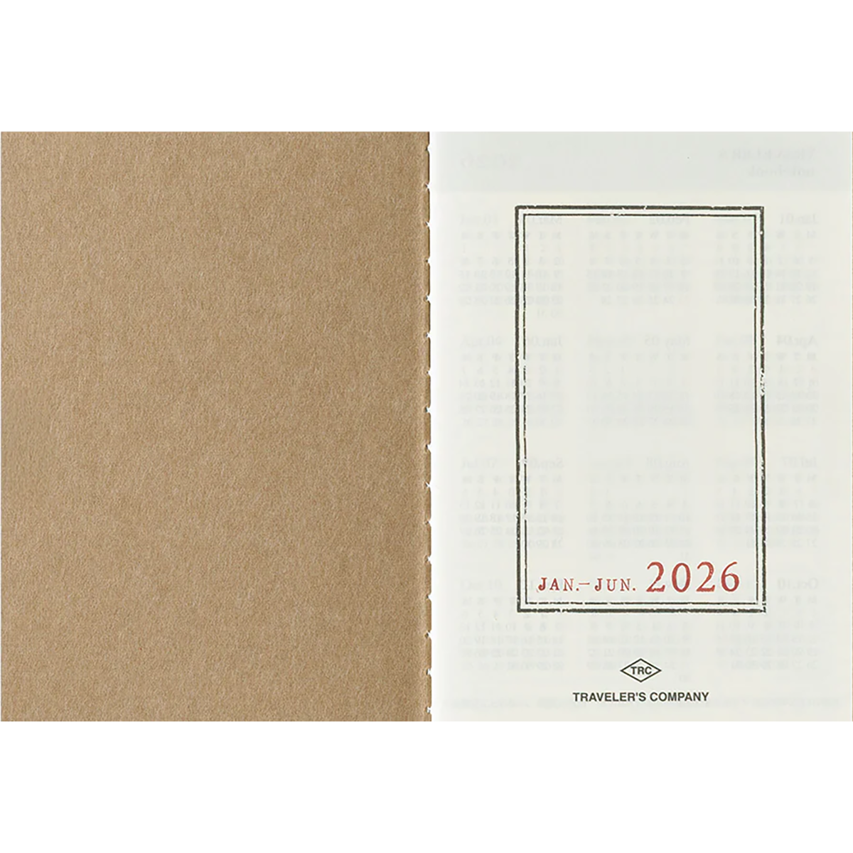 Traveler's Notebook - 2026 Weekly (Passport Size)-Pen Boutique Ltd