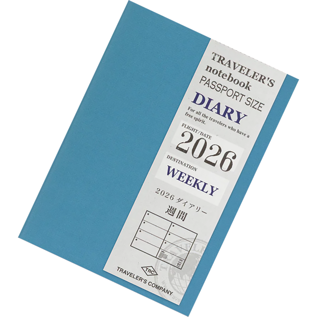 Traveler's Notebook - 2026 Weekly (Passport Size)-Pen Boutique Ltd