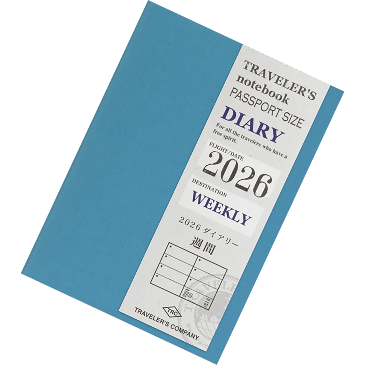 Traveler's Notebook - 2026 Weekly (Passport Size)-Pen Boutique Ltd