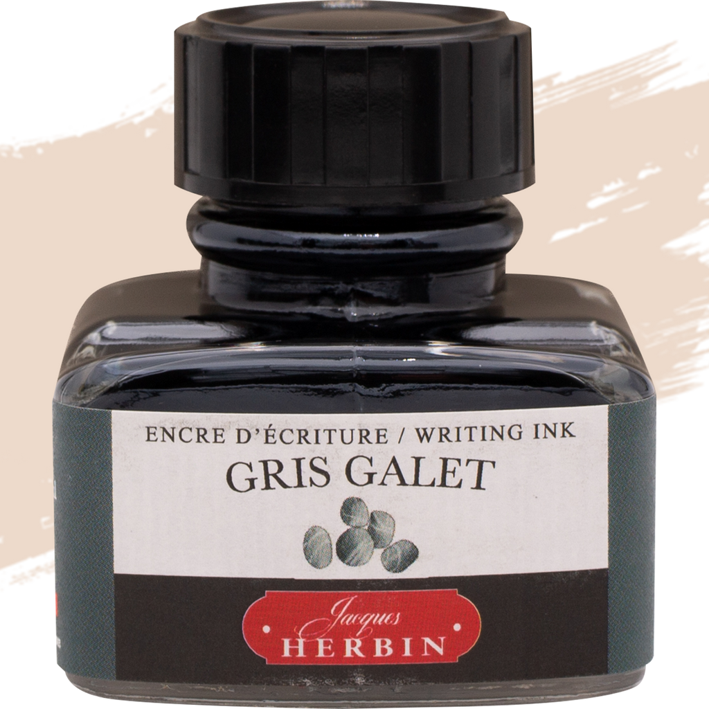 J. Herbin Ink Bottle - Gris Galet - 30ml-Pen Boutique Ltd