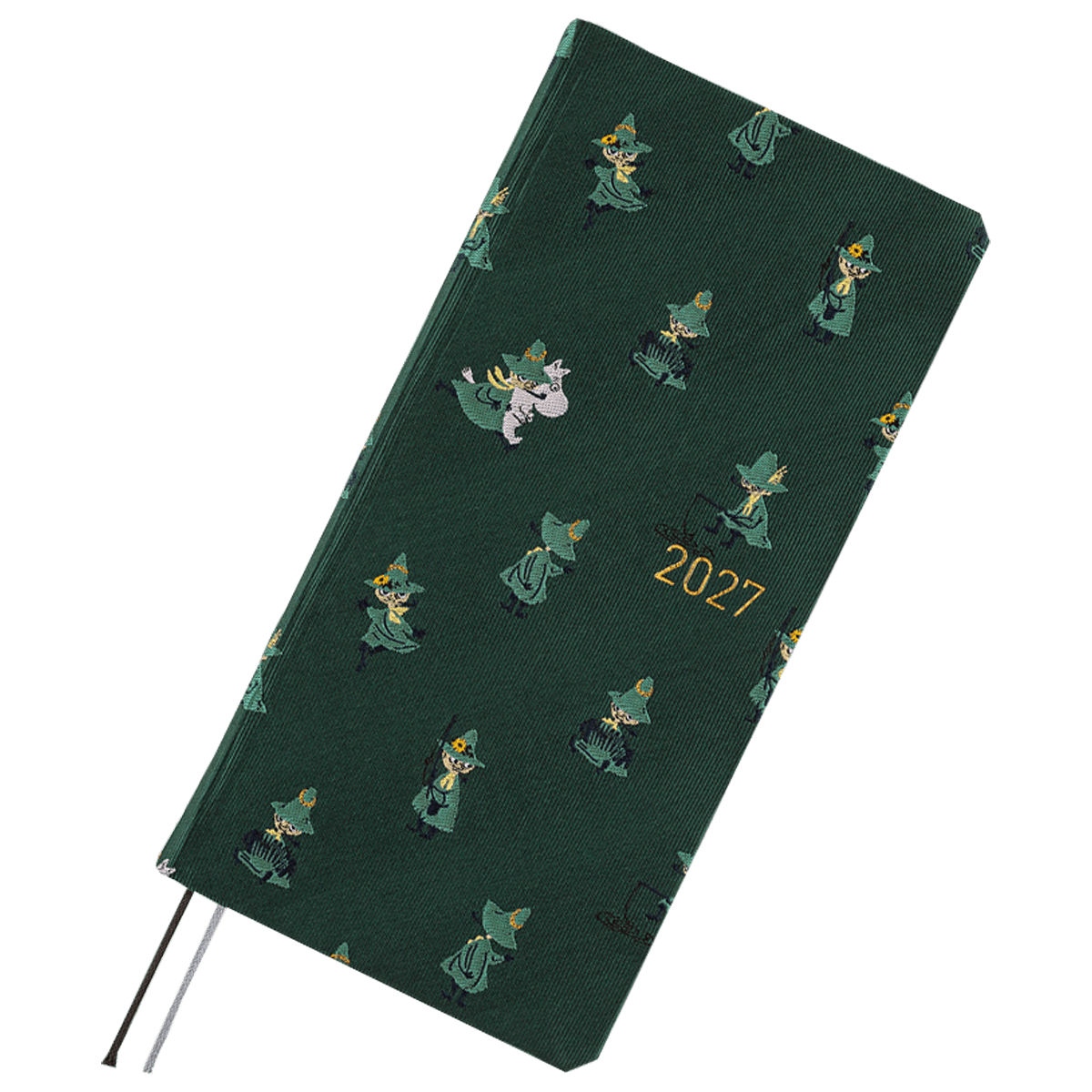 Hobonichi 2027 Light Hardcover Book - Moomin: A Day in the Life of Snufkin - Tall & Slim (Weeks - January Start) - Pen Boutique Ltd