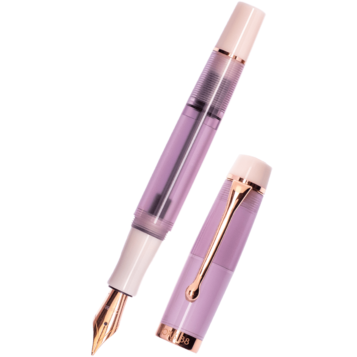 Opus 88 Harmony Fountain Pen - 2025 Mocha Mousse - Rose Gold Trim - Pen Boutique Ltd