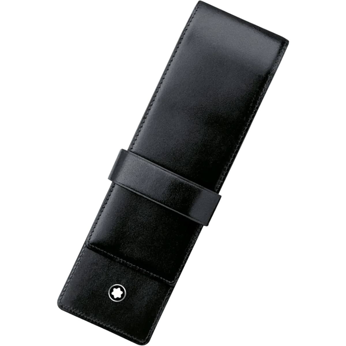 Montblanc Siena Pen Pouch - Smooth Black (2 Pen Slot)-Pen Boutique Ltd
