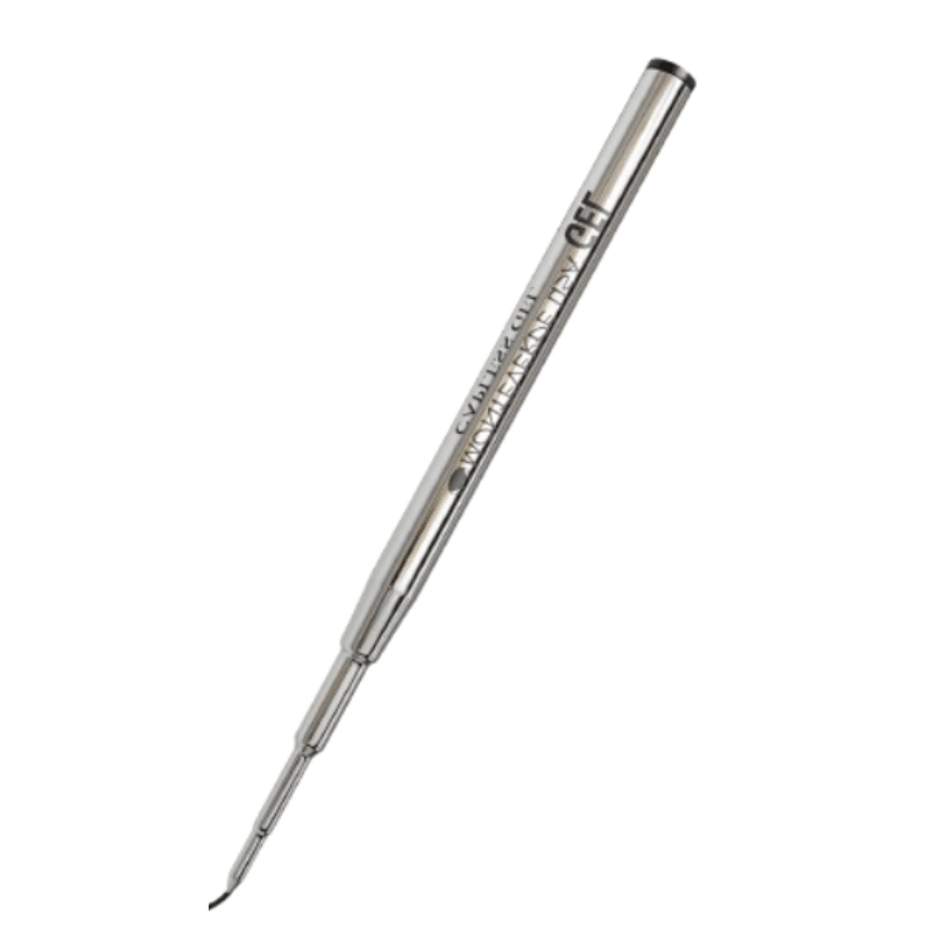 Monteverde Capless Gel Refill (to fit Montblanc) - Black - Broad Point (1/pack)-Pen Boutique Ltd