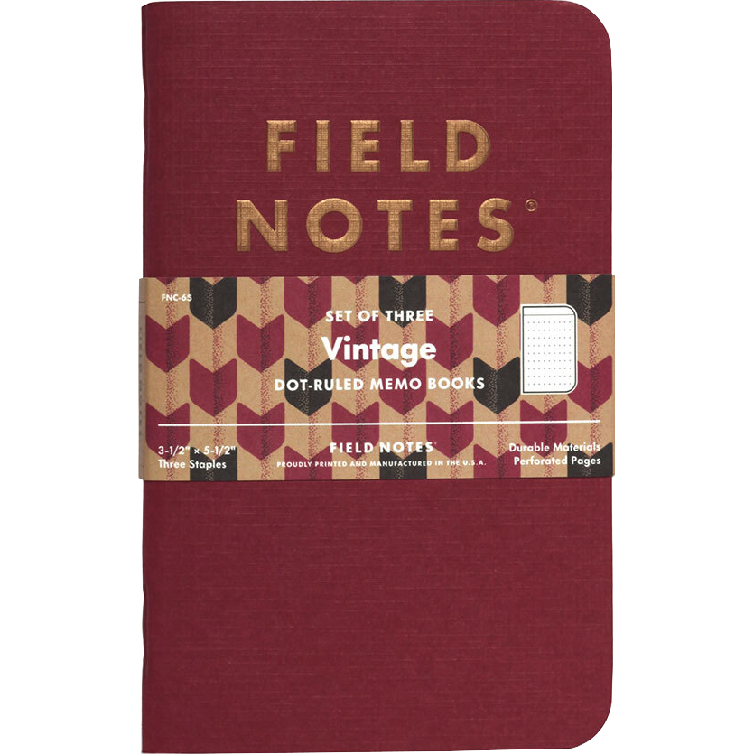 Field Notes Memo Book - The Vintage (Limited Edition)-Pen Boutique Ltd