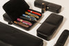 Visconti Classic Leather Two Pen Case - Black - Pen Boutique Ltd