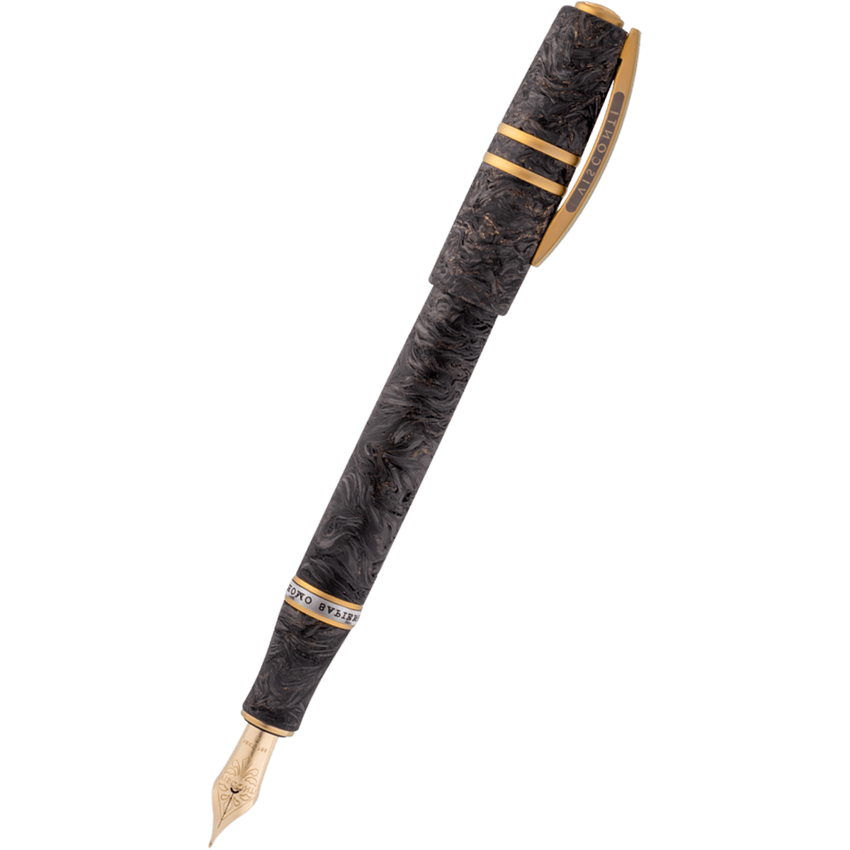 Visconti HomoSapiens マリーンスティール オーバーサイズ Visconti Homo Sapiens Fountain Pen - Bronze Age (Custom 18k Nib