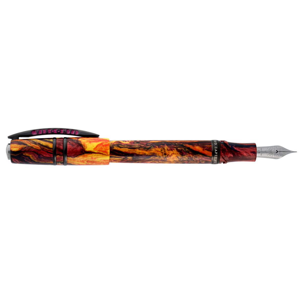 Visconti Homo Sapiens Earth Origins Fountain Pen - Fire - 18k Nib (Limited Edition)-Pen Boutique Ltd
