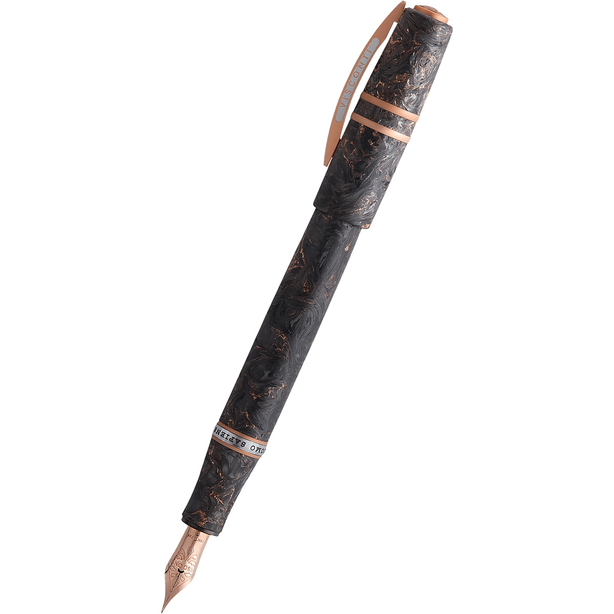 Visconti Homo Sapiens Fountain Pen - Carbon Rose - 18k Nib (Limited Edition) - Pen Boutique Ltd
