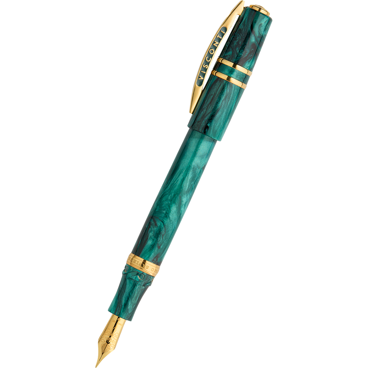 Visconti Homo Sapiens Fountain Pen - Dark Emerald - 18k Nib (Limited Edition)-Pen Boutique Ltd